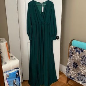 NWT Baltic Born Lydia Maxi Dress - Hunter Green